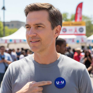 Bóton Redondo 5.08cm U=U O HIV Indetectável Igual a Intransmissível