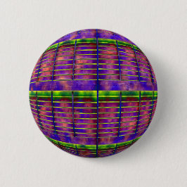 Bóton Redondo 5.08cm UFO psicadélico