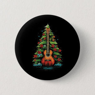 Bóton Redondo 5.08cm Ukulele Camisetas Gráficas Para Homens