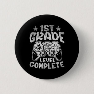 Bóton Redondo 5.08cm Último Dia de Aula Nível 1ª Série Completa Graduaç