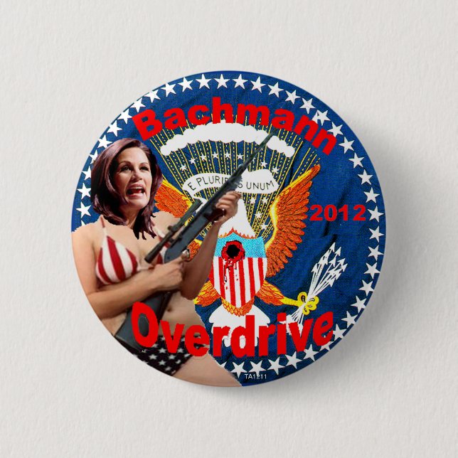 Bóton Redondo 5.08cm Ultrapassagem - botão (Frente)