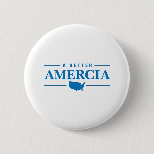 Bóton Redondo 5.08cm Um Amercia melhor (Frente)