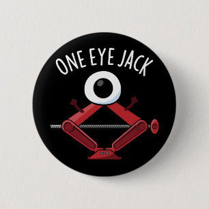 Bóton Redondo 5.08cm Um Olho Jack Funny Carro Jack Pun Dark BG
