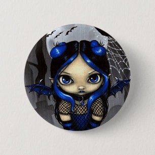 Bóton Redondo 5.08cm "Um pouco" botão extravagantemente