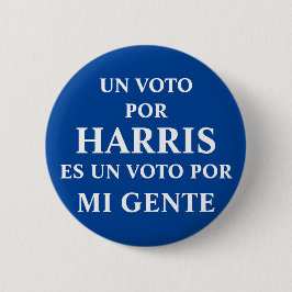 Bóton Redondo 5.08cm Um Voto Para Harris