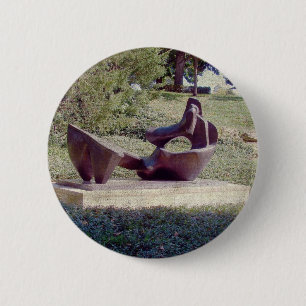 Bóton Redondo 5.08cm Uma escultura em Kansas City