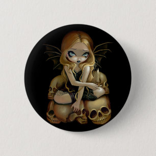 Bóton Redondo 5.08cm "Uma vela" no botão escuro