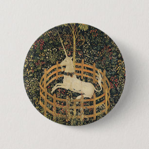 Bóton Redondo 5.08cm Unicorn Tapestries Tapeçaria Clássica