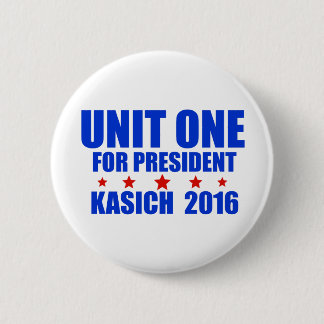 Bóton Redondo 5.08cm Unidade uma para o presidente Kasich 2016