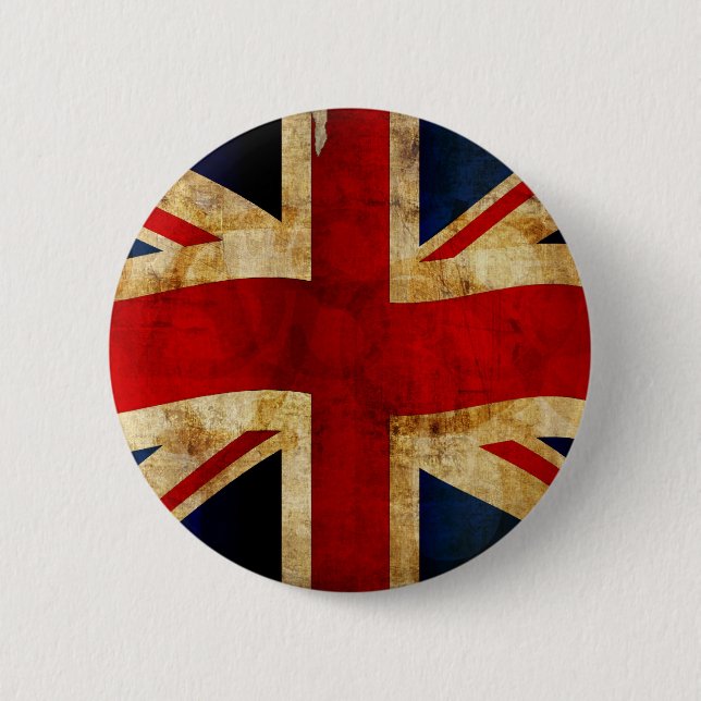 Bóton Redondo 5.08cm Union Jack (Frente)