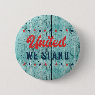 Bóton Redondo 5.08cm United We Stand Patriotic