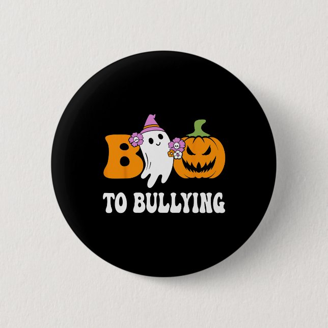 Bóton Redondo 5.08cm Unity Day Boo to Bully Awarding Ghost Pumpkin (Frente)