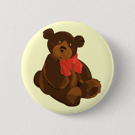 Bóton Redondo 5.08cm Urso de desenho animado bonito