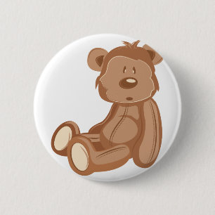 Bóton Redondo 5.08cm Urso de ursinho