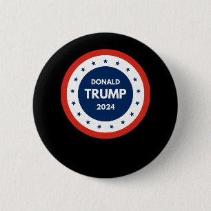 Bóton Redondo 5.08cm Usa Donald Trump 2024