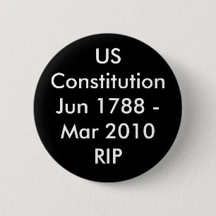Bóton Redondo 5.08cm USConstitutionJun 1788 - Em março de 2010 RASGO