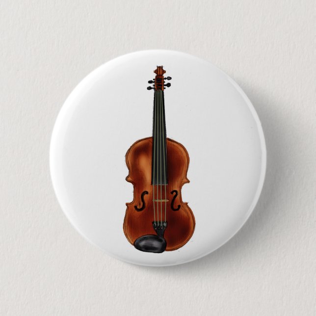 Bóton Redondo 5.08cm V são para o violino (Frente)
