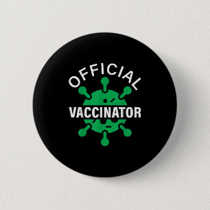 Bóton Redondo 5.08cm Vacinador Médico Enfermeiro Camisa Gráfico Q Vacin