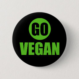 Bóton Redondo 5.08cm Vai o botão do Pin do crachá do Vegan