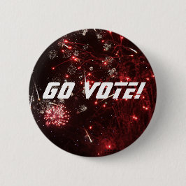 Bóton Redondo 5.08cm Vai Votar! Botão