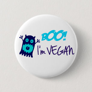 Bóton Redondo 5.08cm Vaia! Eu sou Vegan