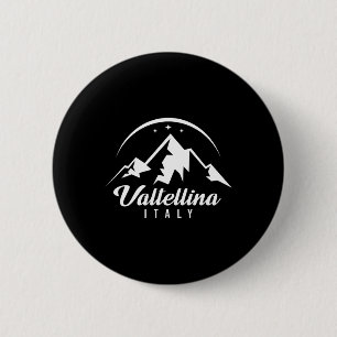 Bóton Redondo 5.08cm Valtellina Itália Ski Resort Ski Snowboard So