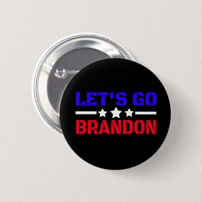 Bóton Redondo 5.08cm Vamos Brandon    (Frente & Verso)