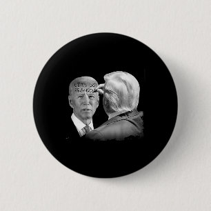 Bóton Redondo 5.08cm Vamos Brandon Trump Escreve No Bidens Forehead
