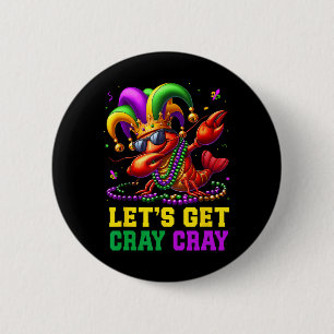 Bóton Redondo 5.08cm Vamos Obter Cray Cray Crawfish Costume Boys Men Ma