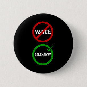 Bóton Redondo 5.08cm Vance Trump Vs Zelenskyy Casa Branca Reunião Acalo