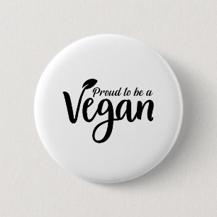 Bóton Redondo 5.08cm Vegan Veganismo bem-estar dos animais Vegan Gift