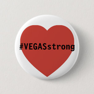 Bóton Redondo 5.08cm #vegasSTRONG Orações Para Las Vegas