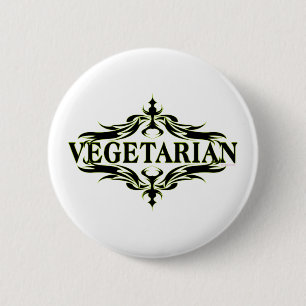 Bóton Redondo 5.08cm Vegetariano Elegante