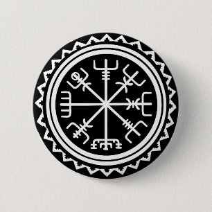 Bóton Redondo 5.08cm Vegvisir Compass