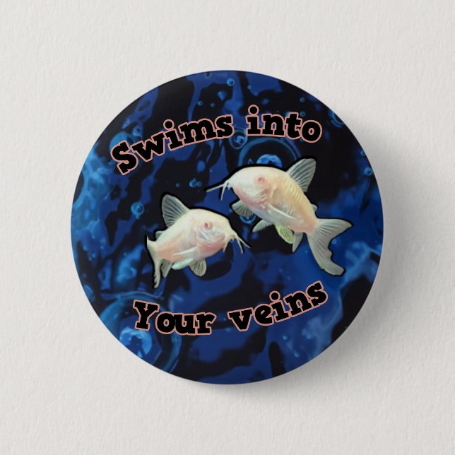 Bóton Redondo 5.08cm Veias (Frente)