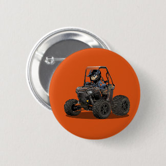 Bóton Redondo 5.08cm Veículo off-road de desenho animado UTV