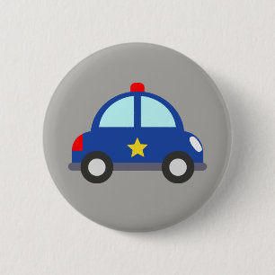 Bóton Redondo 5.08cm Veículo policial