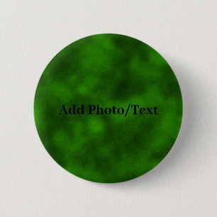 Bóton Redondo 5.08cm Veludo Verde Personalizado Adicione sua Foto ou Te