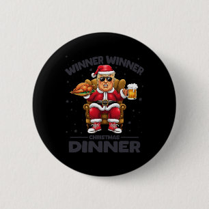Bóton Redondo 5.08cm Vencedor do Trump na Turquia Janta Engraçado Trump