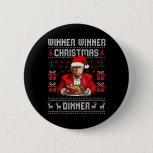 Bóton Redondo 5.08cm Vencedor vencedor de Janto Papais noeis de Natal T
