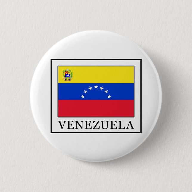 Bóton Redondo 5.08cm Venezuela (Frente)