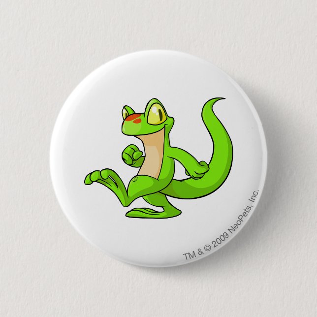 Bóton Redondo 5.08cm Verde de Techo (Frente)