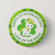 Verde Gelado Sorriso Irlandês Sortudo Unicórnio e 