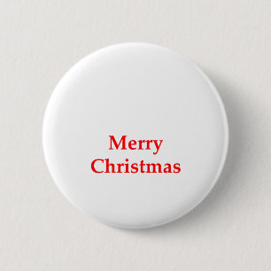 Bóton Redondo 5.08cm Vermelho do Feliz Natal os presentes de Zazzle do