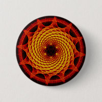 Vermelho espiral da mandala de Merkaba (geometria
