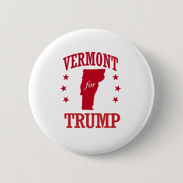 BÓTON REDONDO 5.08CM VERMONT PARA DONALD TRUMP (Frente)