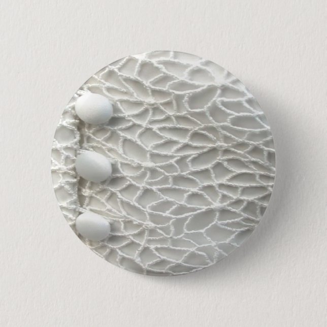 Bóton Redondo 5.08cm Vestido de Casamento (Frente)