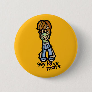 Bóton Redondo 5.08cm vestindo meu coração em minha luva