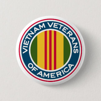 Bóton Redondo 5.08cm Veteranos de Vietnam do logotipo de América