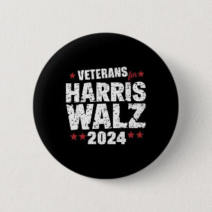 Bóton Redondo 5.08cm Veteranos Para Harris Waltz 2024